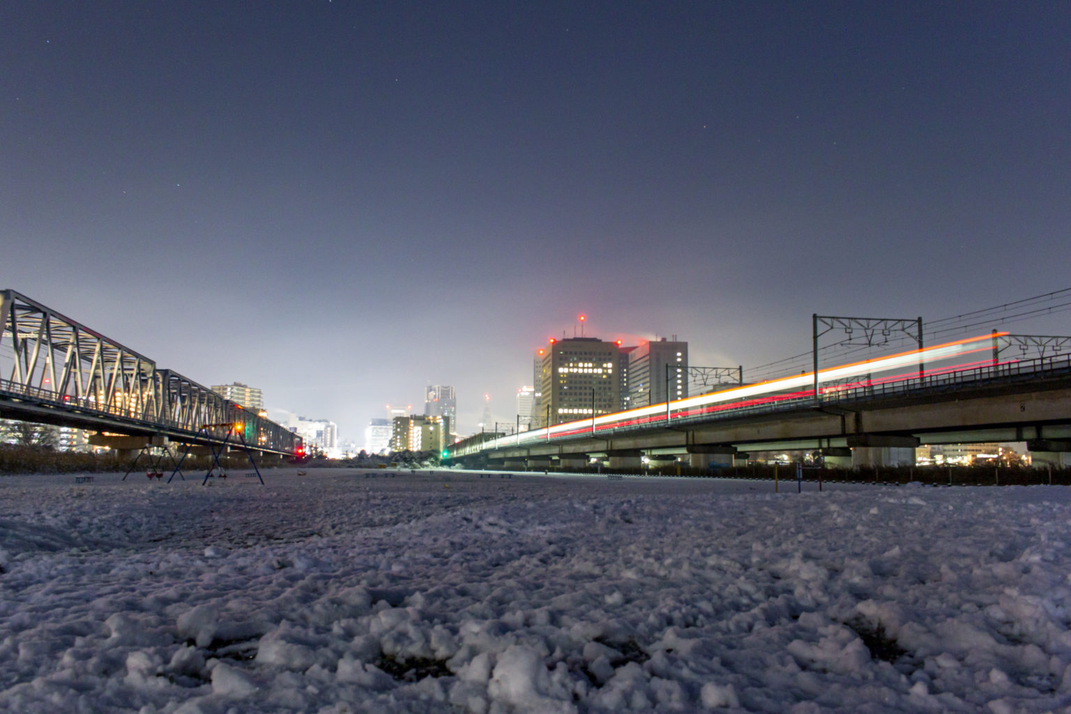 雪のバイオリン公園