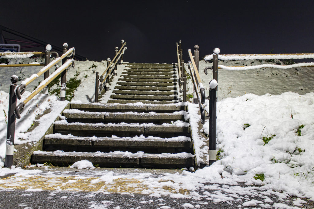 雪のバイオリン公園