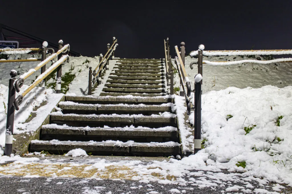 雪のバイオリン公園