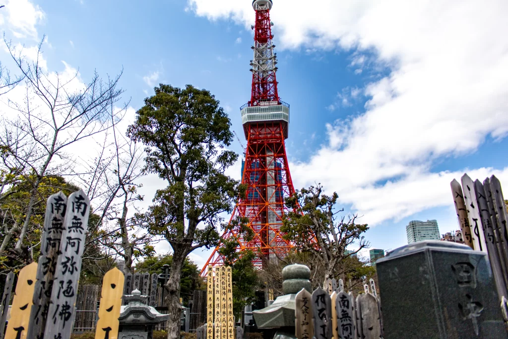 増上寺→東京タワー→西麻布→三田→芝浦→品川
