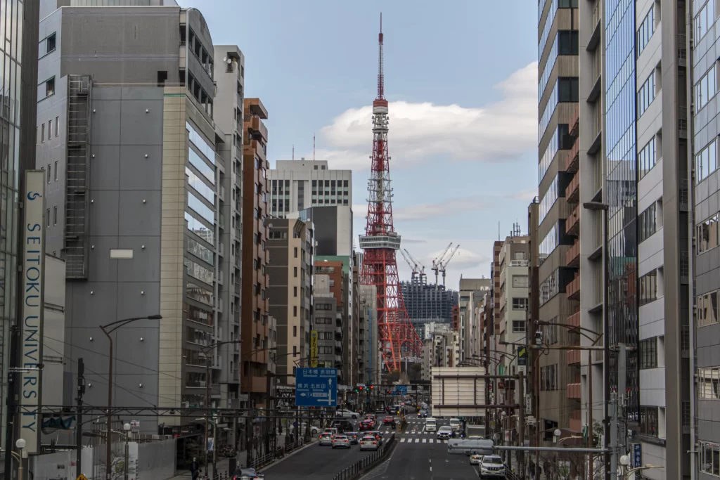 増上寺→東京タワー→西麻布→三田→芝浦→品川
