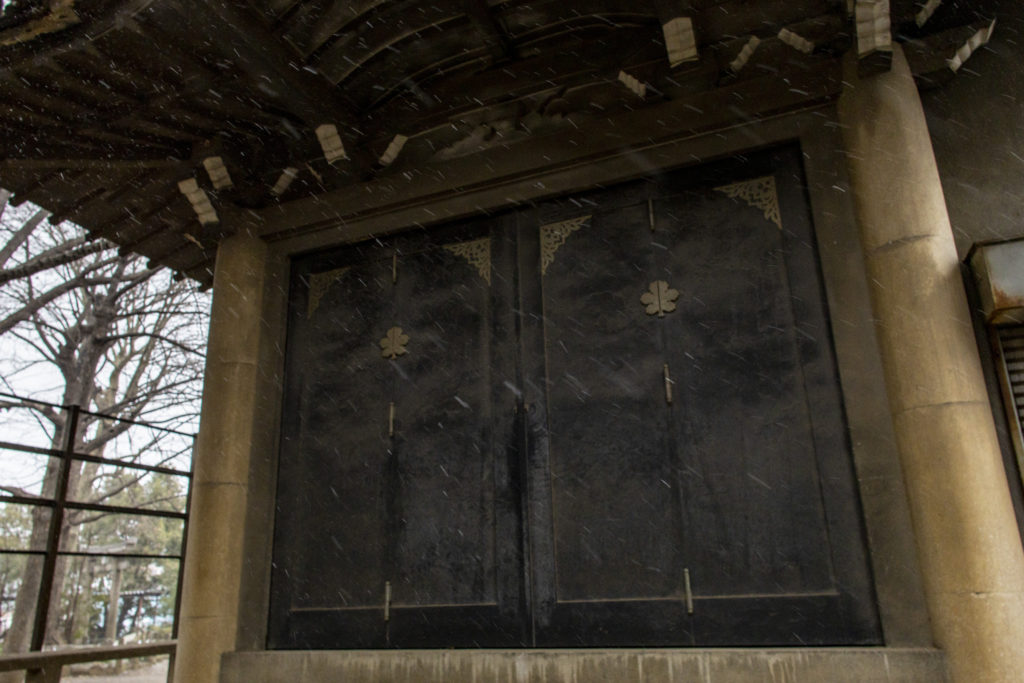 西日暮里→諏訪神社→谷中ぎんざ（雪）