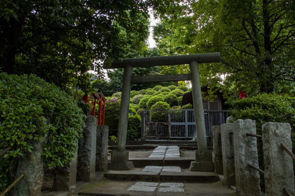 お化け階段→根津神社→谷中銀座