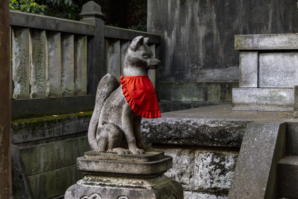 お化け階段→根津神社→谷中銀座
