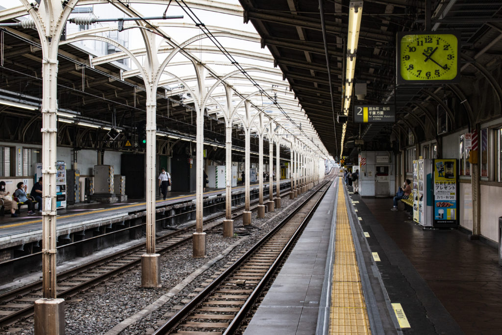 茅場町→新小岩→徒歩→平井→品川