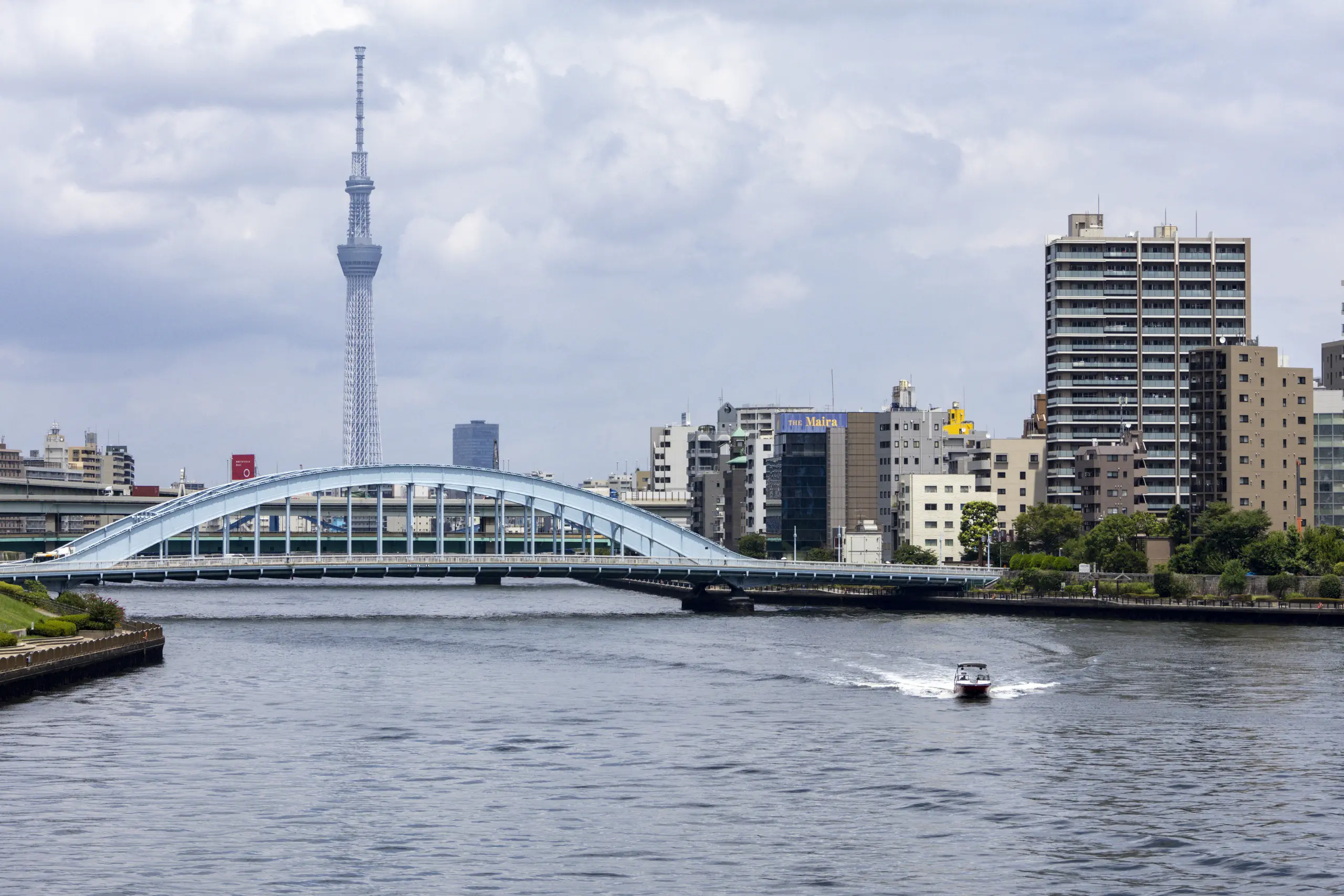 東京駅→越中島→茅場町→東京駅