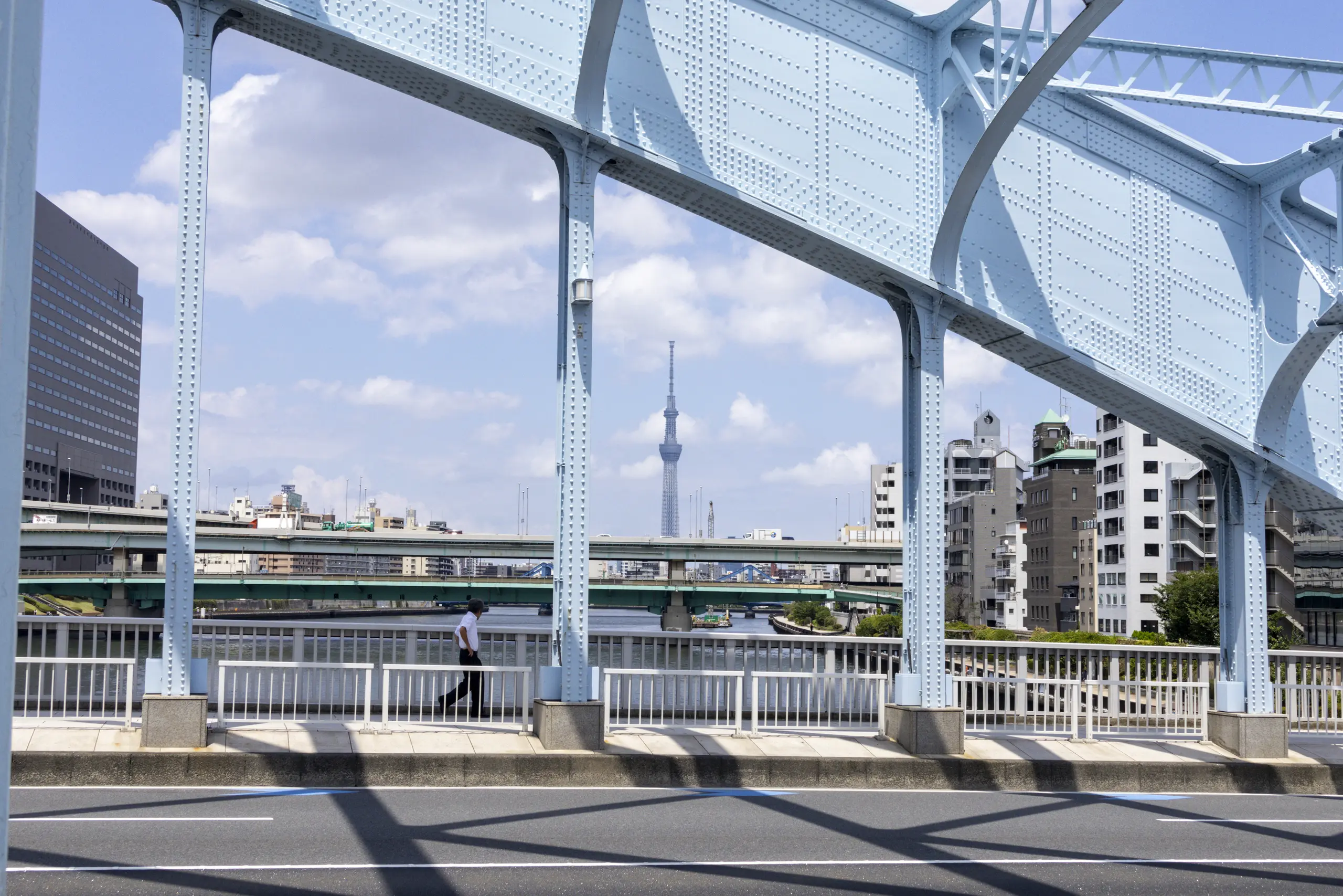 東京駅→越中島→茅場町→東京駅