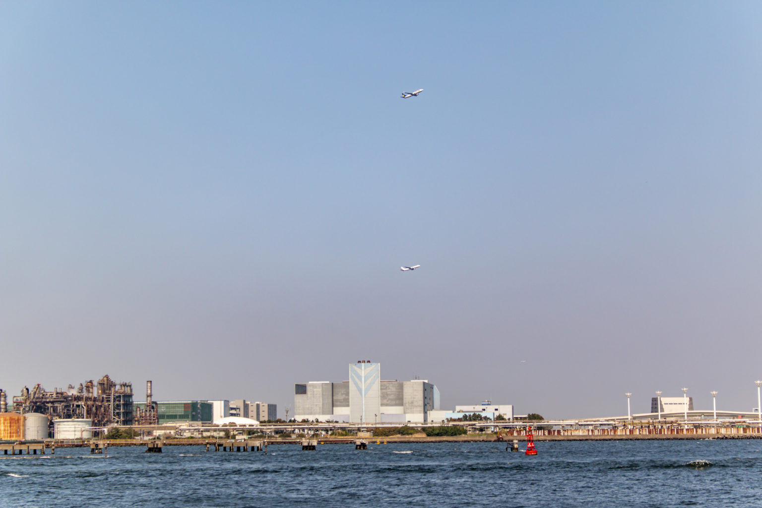 東扇島工業地帯→東扇島東公園