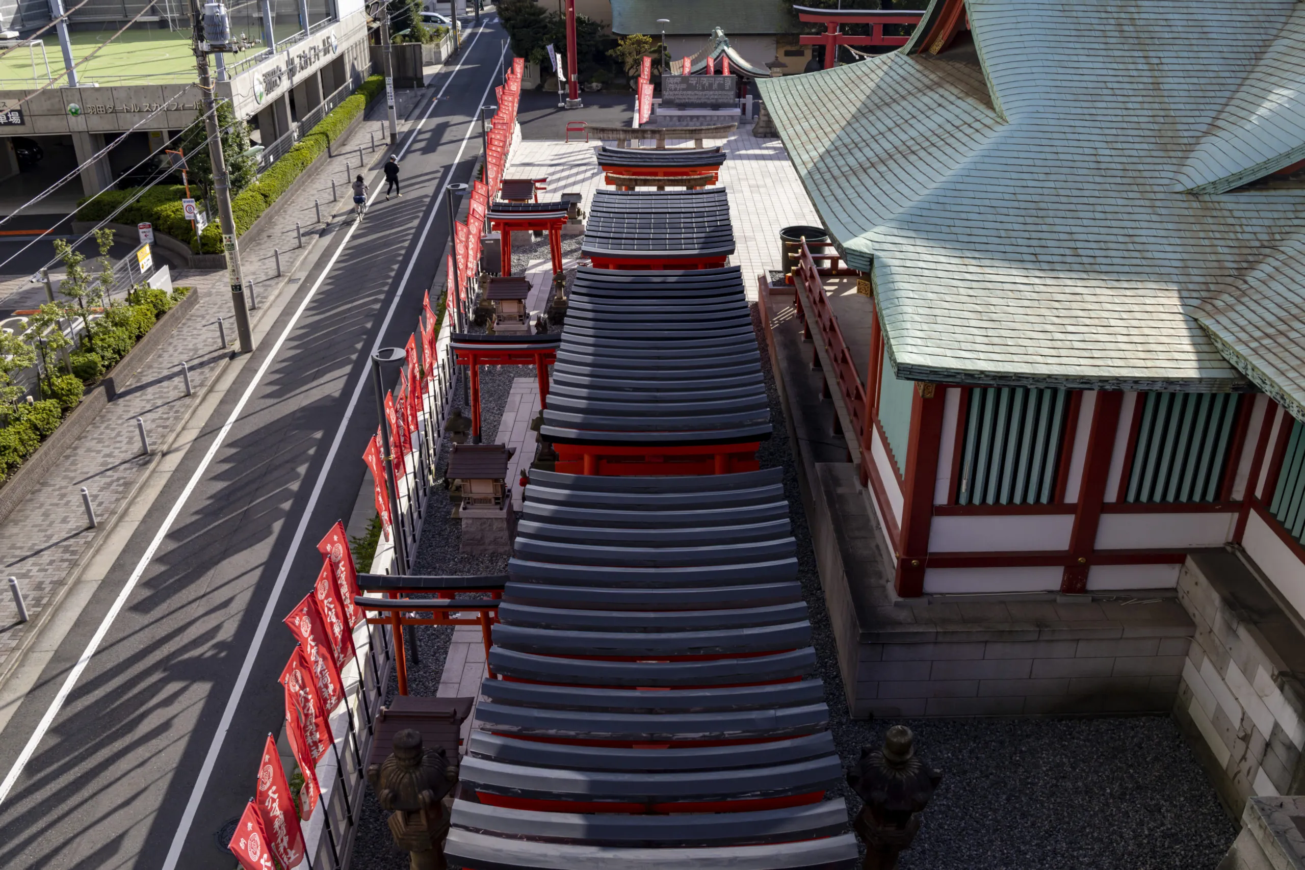 大森町→旧呑川緑地→森ケ崎海岸公園→ブルーコーナーUC店→羽田第３ターミナル No.31