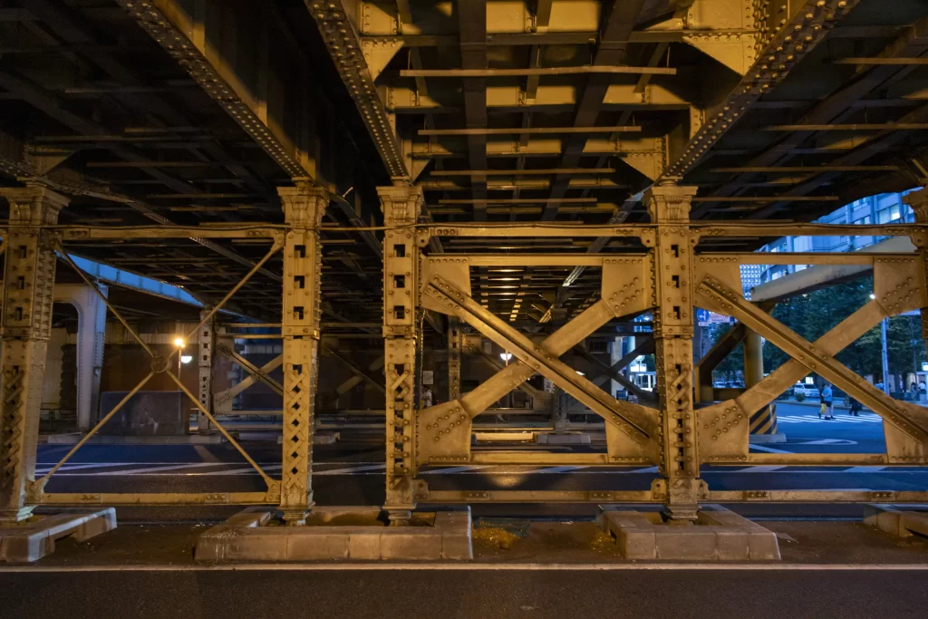 京橋→日本銀行→将門首塚→和気清麻呂像→皇居→東京大神宮→飯田橋駅
