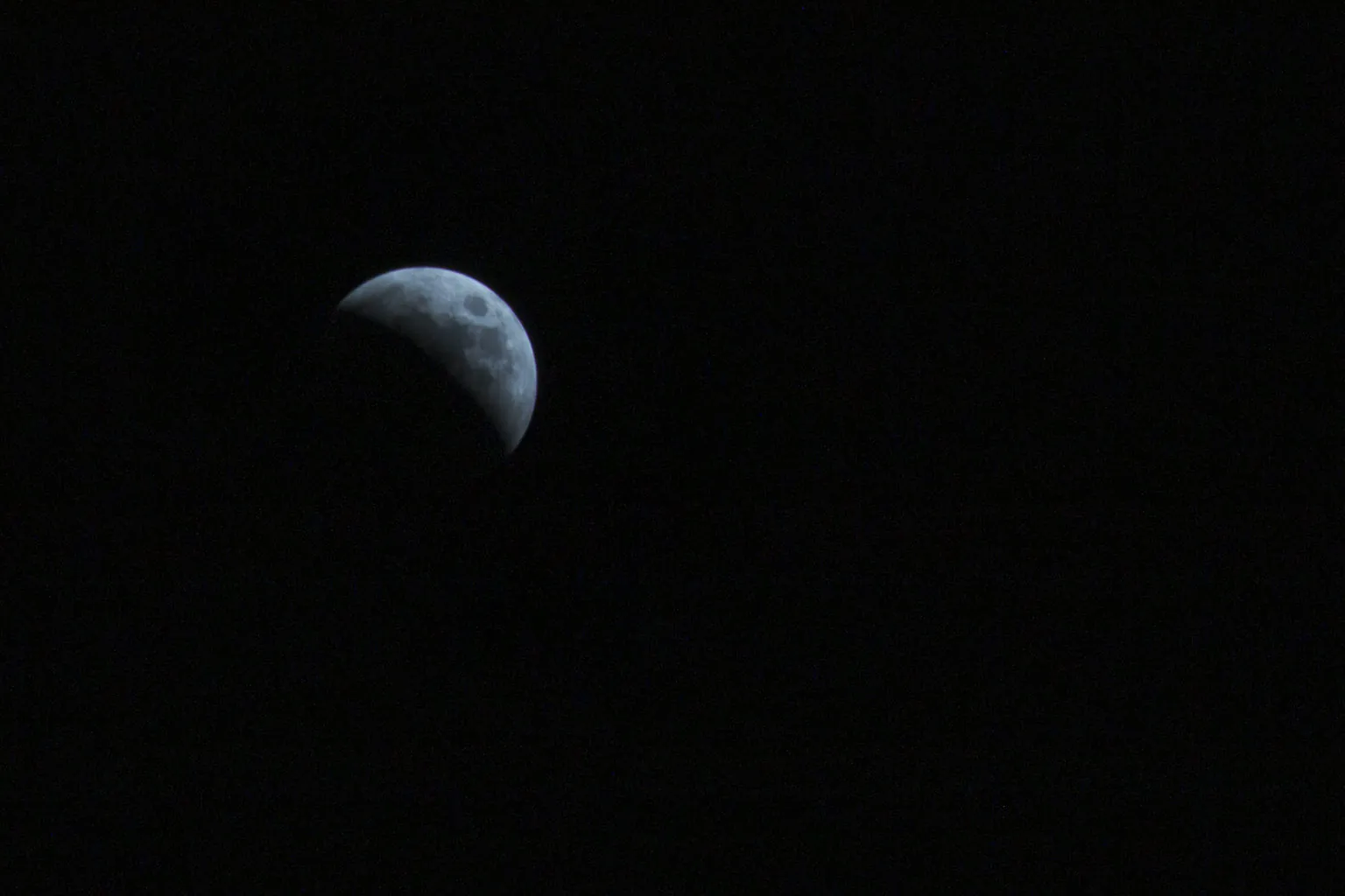皆既月食・天王星食