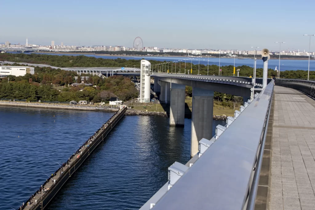 若洲公園と東京ゲートブリッジ