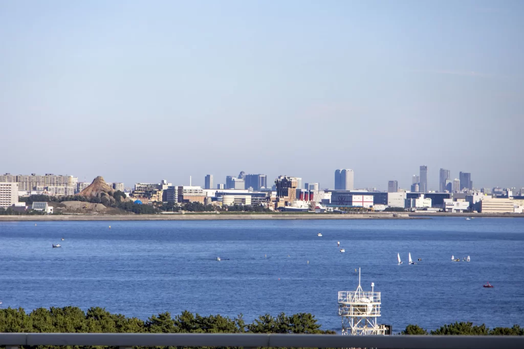 若洲公園と東京ゲートブリッジ