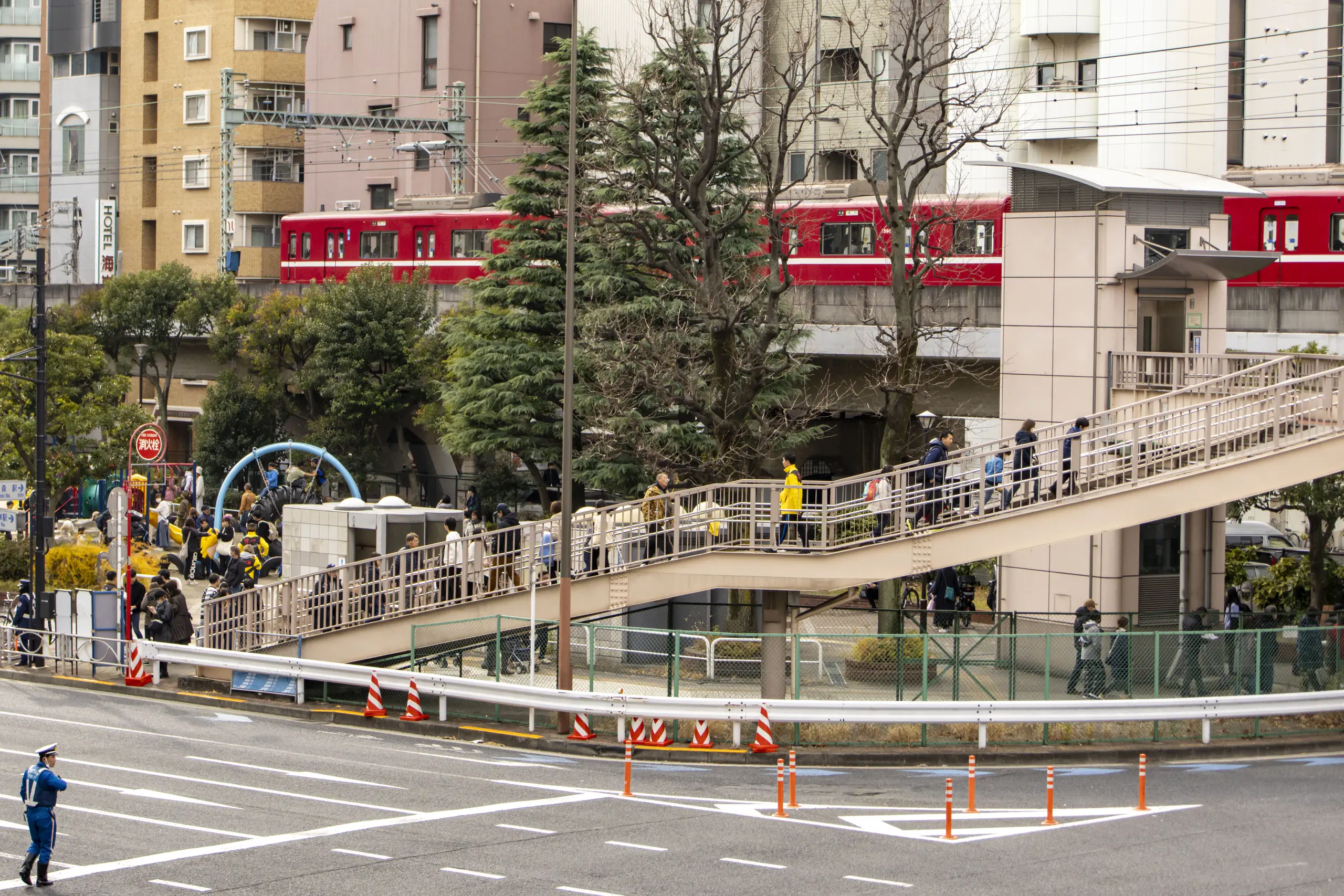 箱根駅伝見学