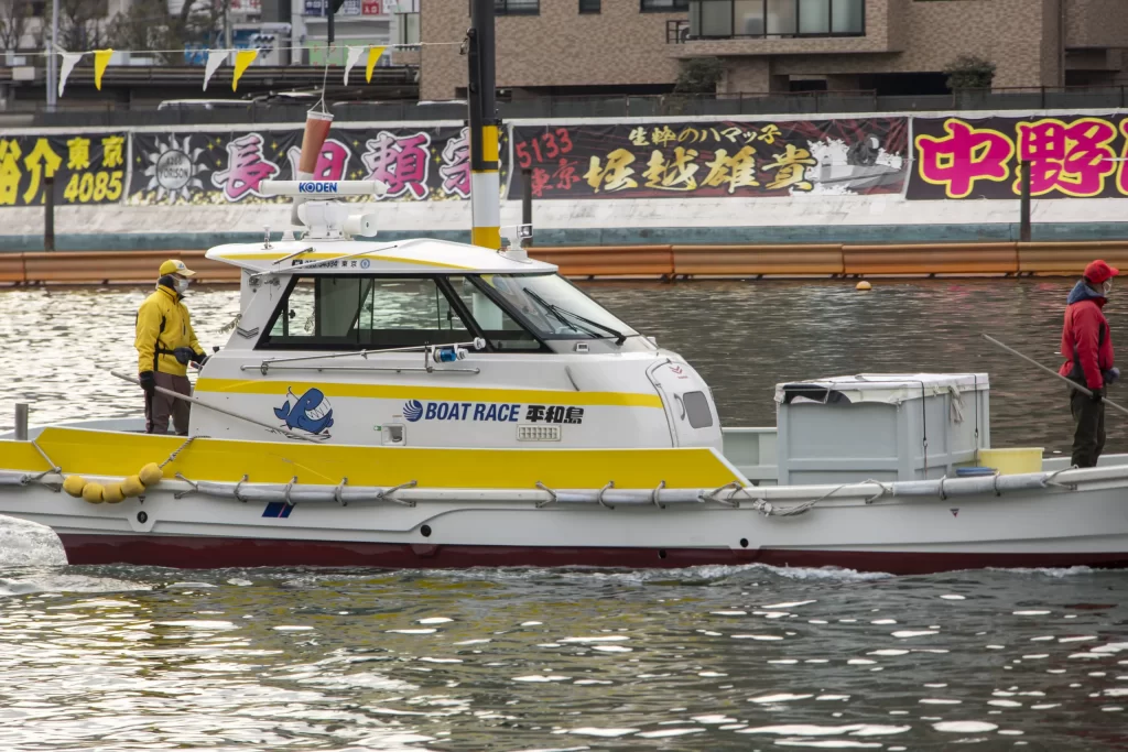 平和島競艇にて
