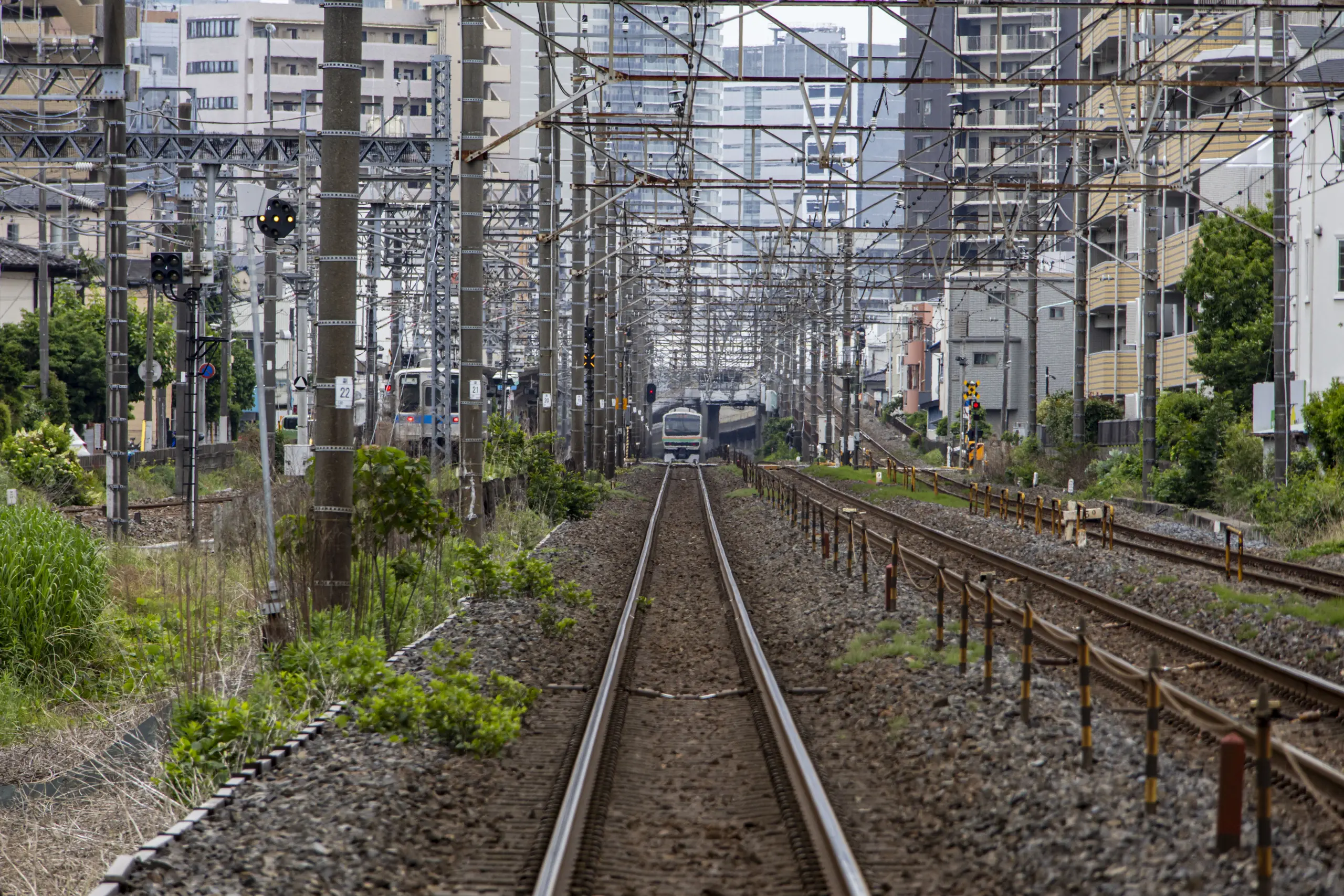 まっすぐな線路萌え