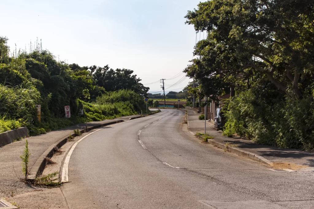 三崎口→黒崎海岸→黒崎の鼻