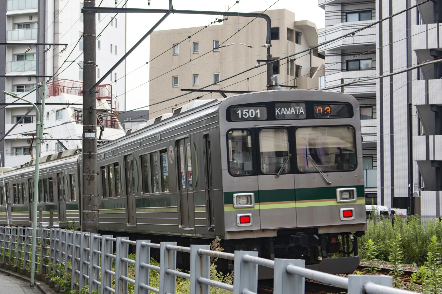 多摩川→池上本門寺→蒲田方面