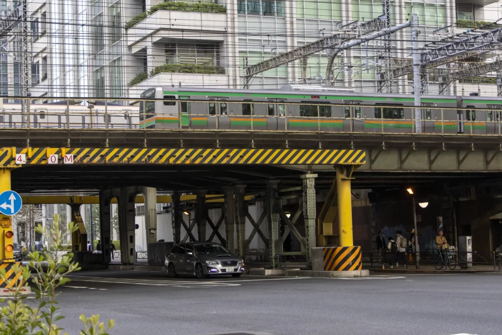 目白→学習院→江戸川橋→神田→東京駅→新橋