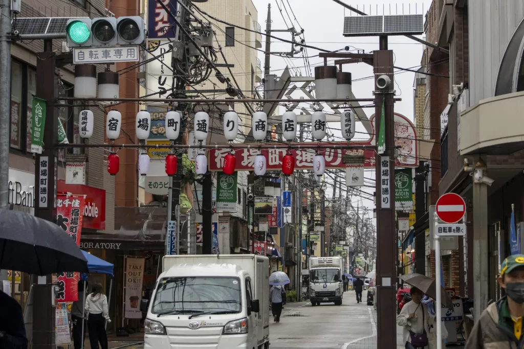 三ノ輪→千住大橋→北千住