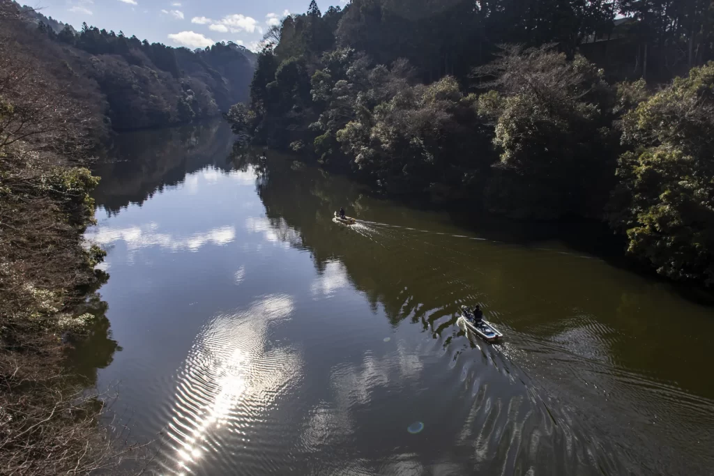 千葉亀山ダム周辺