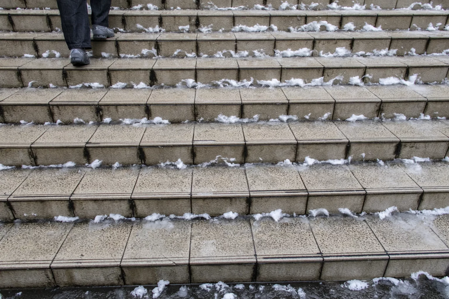 雪の横浜
